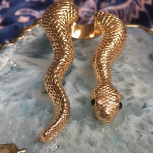 Golden snake ring